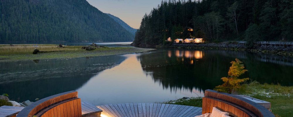 Champagne & Caviar Travel Tastes - The Wise Traveller - Clayoquot Wilderness Lodge